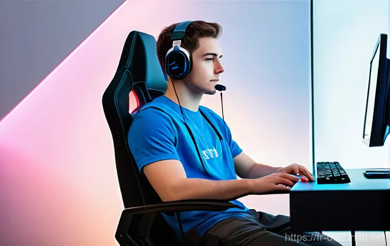 오버워치2 헤드샷 비율 높이는 법 - **Prompt:** A tense, high-stakes moment in a competitive first-person shooter. The scene is depicted...